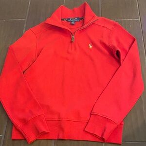 Polo by Ralph Lauren mids Vibrant Red Zip-Up Sweater